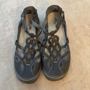 JBU Women's Gray Strappy Casual Sandals Size 9M